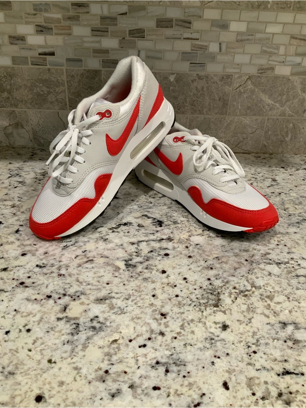 Nike Women’s Air Max 1 Big Bubble Sport Red Size 8